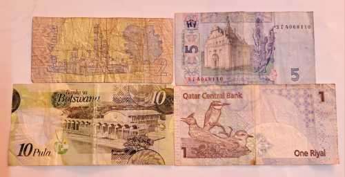 8 OLD BANK NOTES OF DEF COUNTRIES. ???