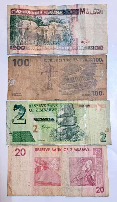 8 OLD BANK NOTES OF DEF COUNTRIES. ???