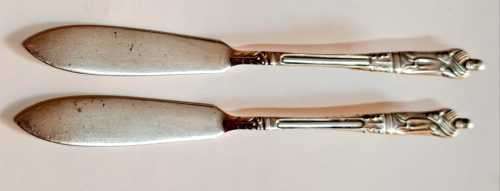 APOSTLE KNIVES SHEFFIELD EPNS ENGLAND ×2