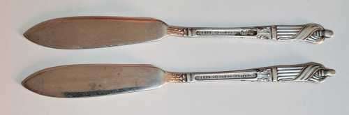 APOSTLE KNIVES SHEFFIELD EPNS ENGLAND ×2