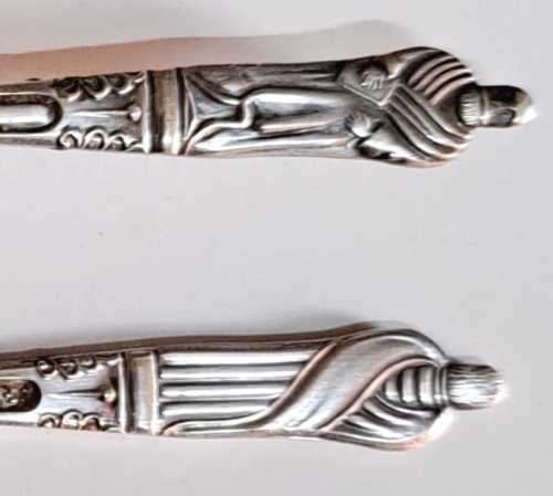 APOSTLE KNIVES SHEFFIELD EPNS ENGLAND ×2