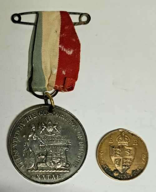 KING EDWARD VII COLLECTION OF 2 MEDALS?  *SCARES *??..