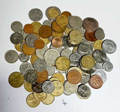 HUGE COIN LOTS 100 COINS FOREIGN COUNTRYS  ( ALL NO: 1a )