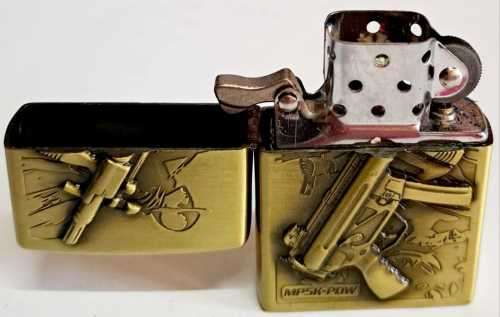 *SPECIAL* VINTAGE TOBACCO CIGARETTE TIN **( HOLYHAWK )** & NEW ZIPPO LIGHTER .  ??.