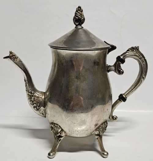STUNNING VINTAGE 1960s LEONARD SILVER  PLATED TEA/COFFEE KETTLE 22CM TALL.?
