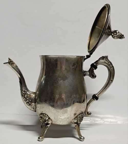 STUNNING VINTAGE 1960s LEONARD SILVER  PLATED TEA/COFFEE KETTLE 22CM TALL.?