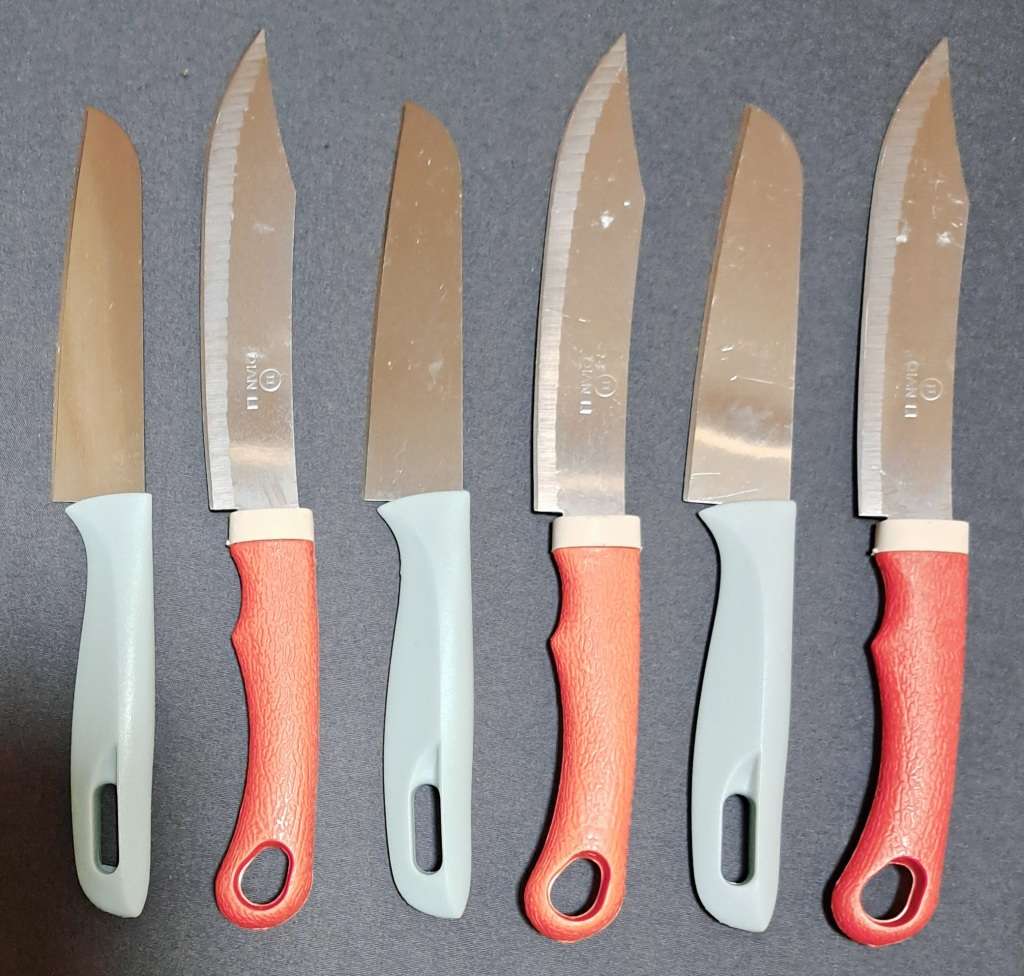KITCHEN KNIFE  COMBO  6× KNIVES FOR ONE BID.  **NEW**