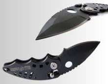 Black SR-Columbia Stainless Steel Pocket Knife with Sheath