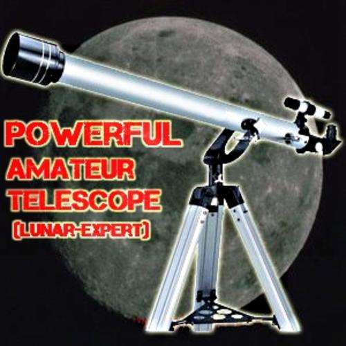 GREAT GIFT 60x700 Refracting Lunar Expert Telescope - Powerful, Portable, High Quality + Simple