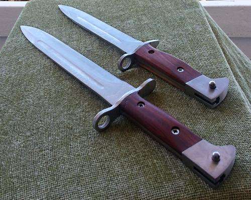 Set of Two Matching High Quality (AK47) Bayonet Knifes  -  CLEARANCE SALE