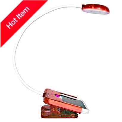 Super Bright Solar Clip-On Desk Lamp (with Removable & Window-Mountable Solar Panel)