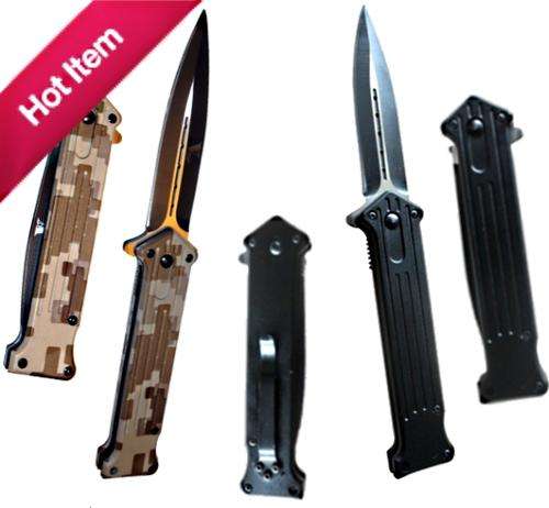 High Quality Razor-Sharp Spring Assisted Quick Flick VC Knife