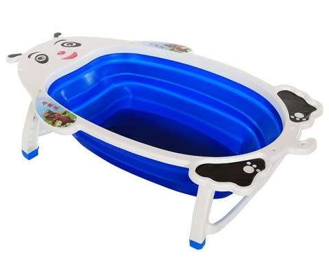 Baby Foldable Collapsible  Bath Tub  - Blue