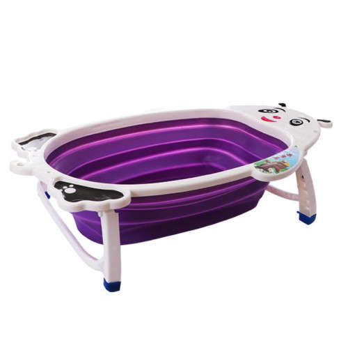 Baby Foldable Collapsible  Bath Tub  - Purple
