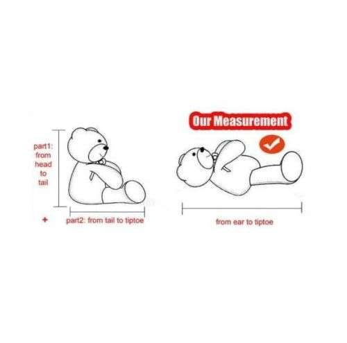 Huggable & Soft Giant Teddy Bear Extra Large - Light Brown- 80cm