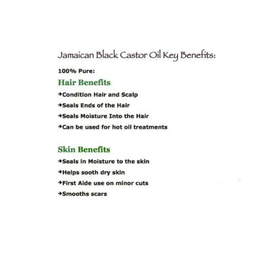 NBT Naturals - Jamaican Black Castor Oil - Cold Pressed - 500ml