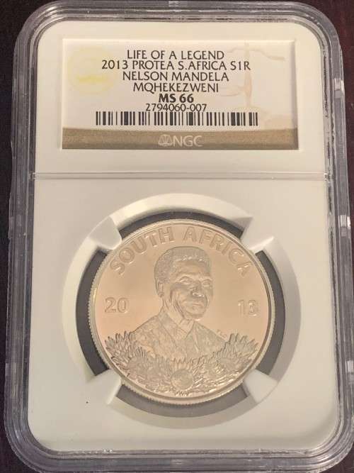 R1 - 2013 South Africa - NGC Graded MS66