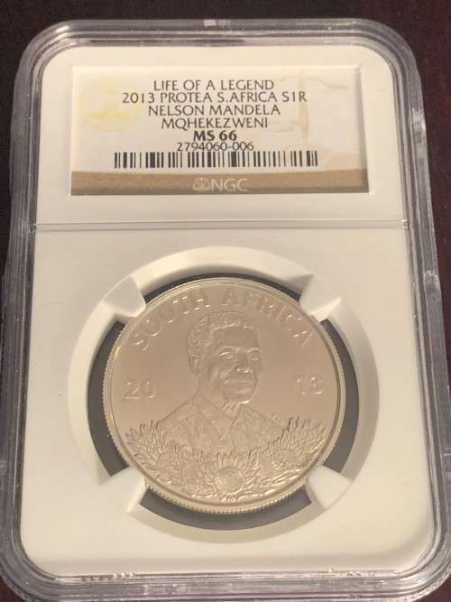 R1 - 2013 South Africa - NGC Graded MS66