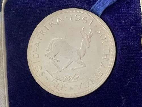 CROWN - 50 cent - 1961 South Africa - Proof