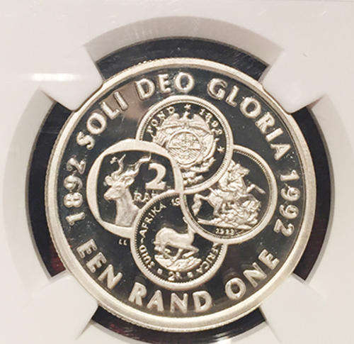 1992 SILVER R1 COINAGE CENTENNIAL NGC GRADED PROOF 65 !!!!