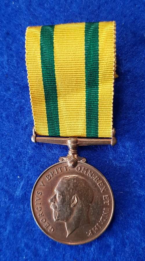 TERRITORIAL FORCES WAR MEDAL = Full Size