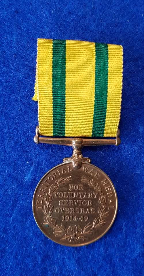 TERRITORIAL FORCES WAR MEDAL = Full Size