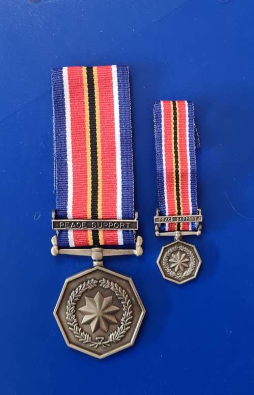 SANDF - TSHUMELO IKATELAHO - FULL SIZE + MINIATURE