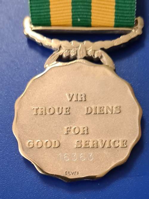 SADF - GOOG SERVICE MEDAL 30 YEAR - FULL SIZE + MINIATURE