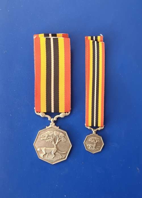 SADF - SOUTHERN AFRICA MEDAL - FULL SIZE + MINIATURE