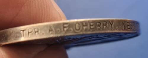 ANGLO BOER WAR - QSA 3 BARS - TPR A.F. CHERRY - NESSBITTS HORSE, ALBANY DMT - FULL SIZE