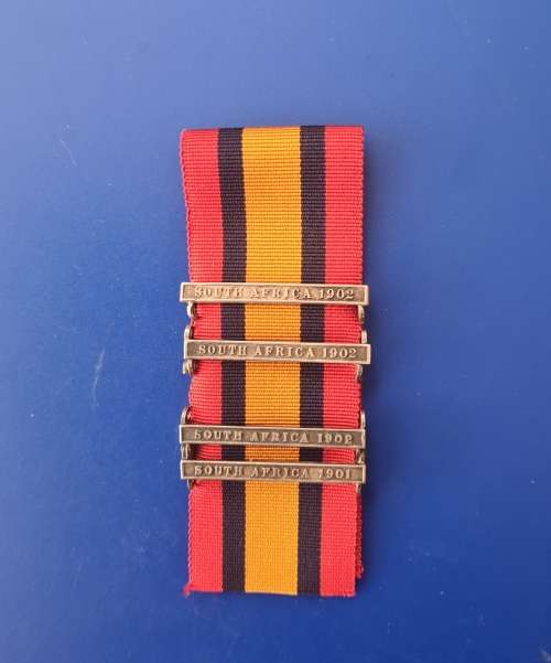 ANGLO BOER WAR - QSA CLASPS - 1901 & 1902 - FULL SIZE