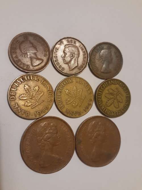 Mix lot of 8 coins coins in excellent condition