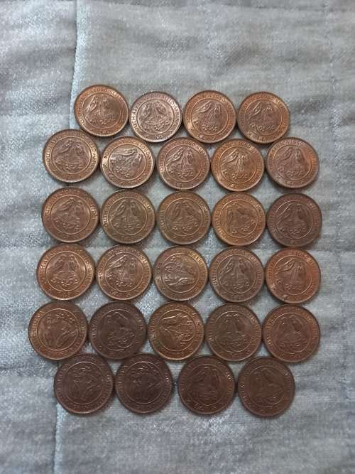 28 UNC 1950 SA 1/4p GEORGIVS SEXTY REX