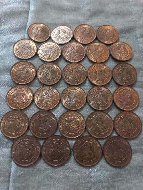 28 UNC 1950 SA 1/4p GEORGIVS SEXTY REX