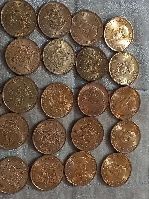 Lot of 27 x SA Proof and Uncirculated 1c from 1966