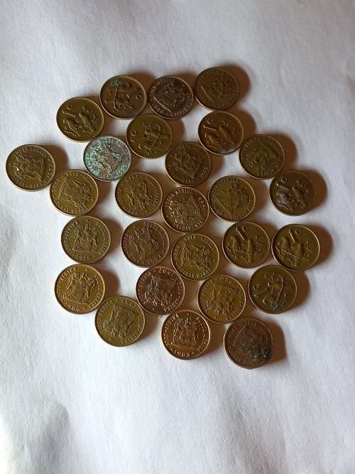 27 x SA 1CENTS MIXED DATES