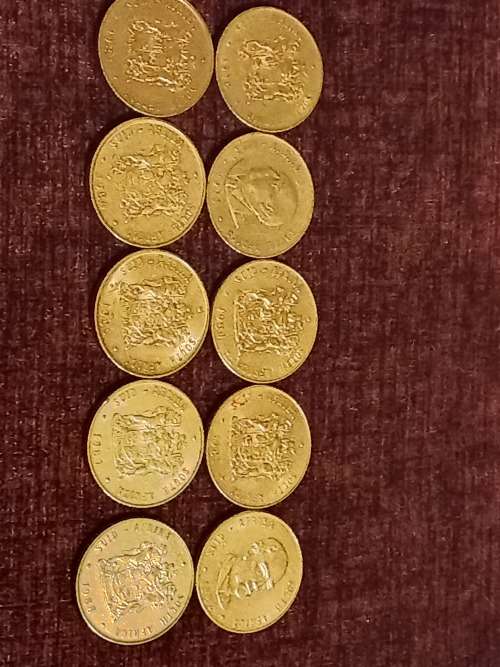 10 x SOLI DEO GLORIA SA R1 Nickel Various Dates Excellent condition