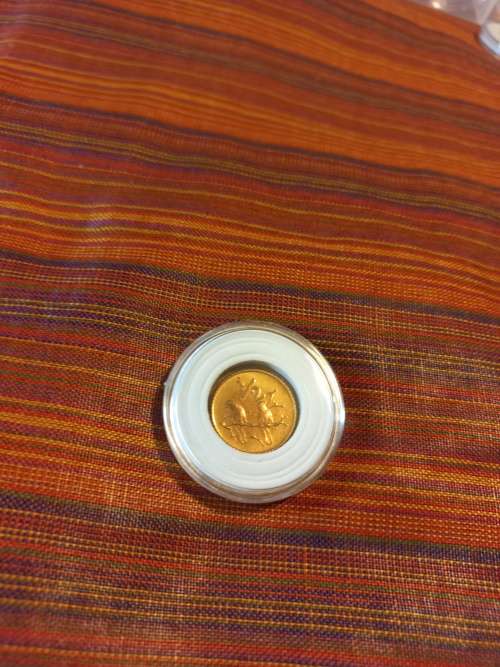 Proof 1 x 1981 SOUTH AFRICA 1/2c In coin capsule