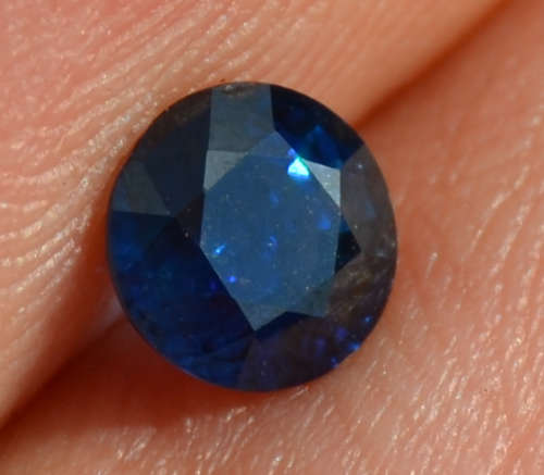0.67ct Blue Untreated Sapphire