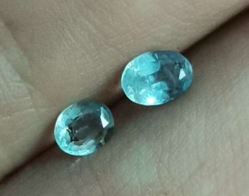 0.74ct aquamarines