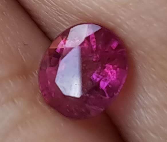 0.84ct Natural rubelite tourmaline
