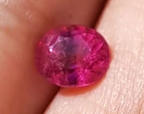 0.84ct Natural rubelite tourmaline