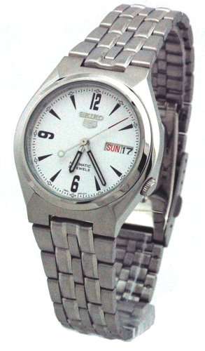 CRAZY WEDNESDAY! R1 NR! SEIKO MENS AUTOMATIC SEE THRU WATCH SNK325K1(White Face) *IN STOCK*