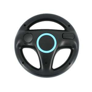 Wii MARIO KART RACING GAME BLACK STEERING WHEEL