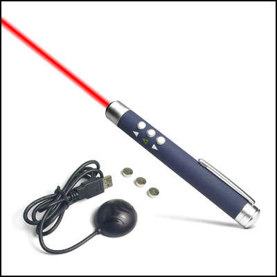 USB Wireless PowerPoint Presenter RC Laser Pointer