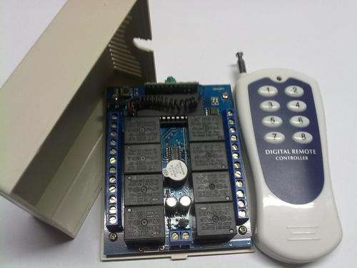 RF Wireless Remote Radio Control Switch 8 Channels