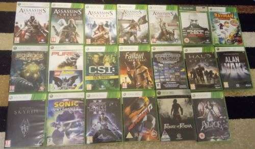 Xbox 360 Console and 20 Games BARGAIN