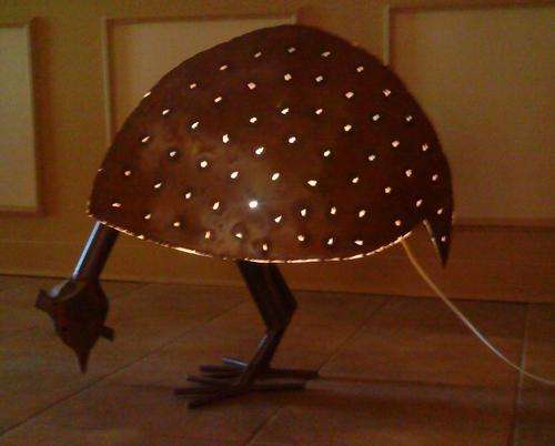 Guinea Fowl floor lamp