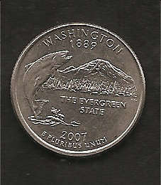 Washington State Quarter mint mark P