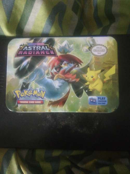 Pokemon tin box for card Empty